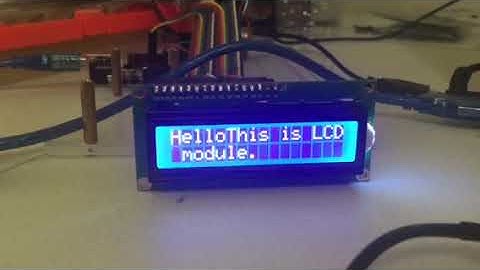 Serial Monitor passing strings onto LCD