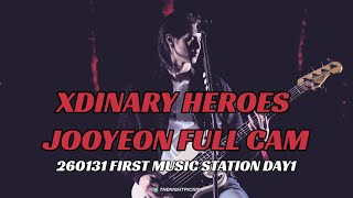 [4K] 260131 주연 focus FULL CAMㅣXdinary Heroes 엑디즈 FIRST MUSIC STATION DAY1 퍼뮤스