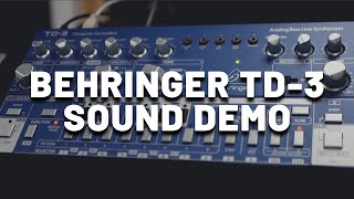 Behringer TD-3 – 3 Minutes Synth Exploration | Sound Demo TB-303 Clone (No Talking)
