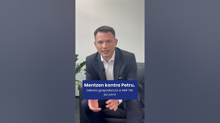 Mentzen kontra ​Petru. Debata gospodarcza w RMF FM!