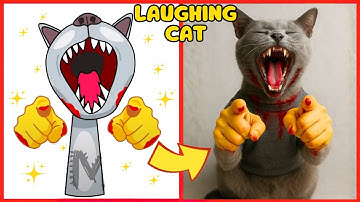 Incredibox Sprunki NIEUWE OC - Nyan Cat X Pop Cat X Laughing Cat X Spinning Cat in het echt!