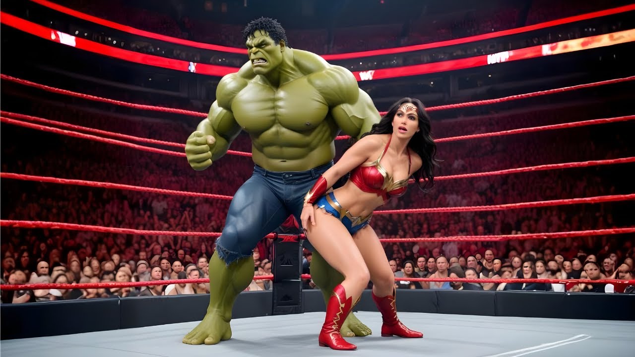 ХАЛК против Чудо-женщины в самом неожиданном межгендерном матче WWE | WWE 2K23