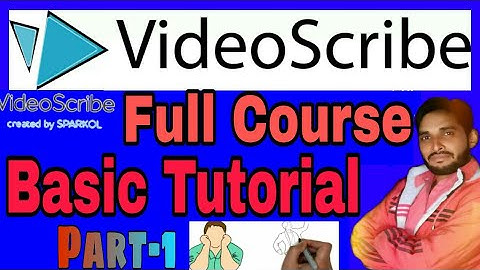 Videoscribe Basic Tutorial [Part-1] | How To Use VideoScribe 2019 | UKtechnoworld
