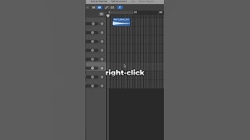 Quick way to move a region to a different track in Logic Pro! #logicpro #logicprox #musicproduction
