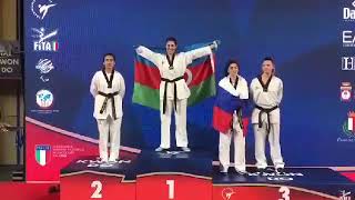 Aynur Memmedova Medal mukafatlandirma 2019 Italiya