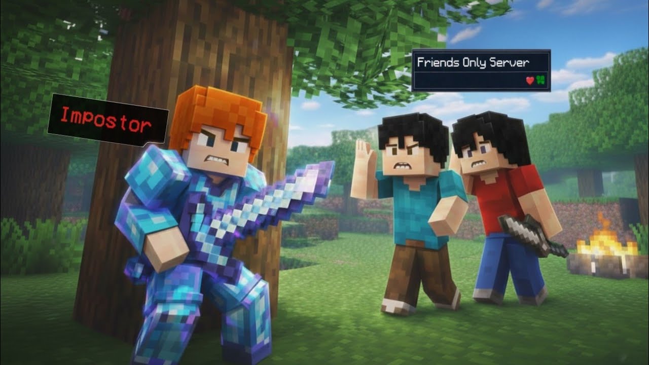 I Joined a Random Minecraft Server... It Was My Friend 🤣 