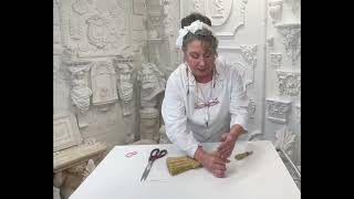 How to make a texturing tool for plaster reliefs