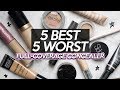 5 BEST & 5 WORST: FULL COVERAGE CONCEALER (That's NOT Shape Tape!) | Jamie Paige