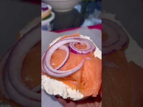 Bagel with Salmon and Cream Cheese