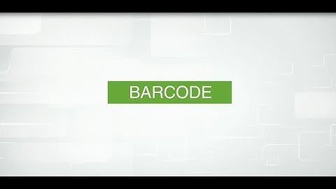 Barcode - Zenscale Material Management