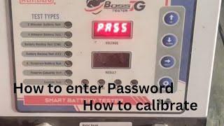 Kannad 7G Boss Battery Tester. P How To Calibrate.