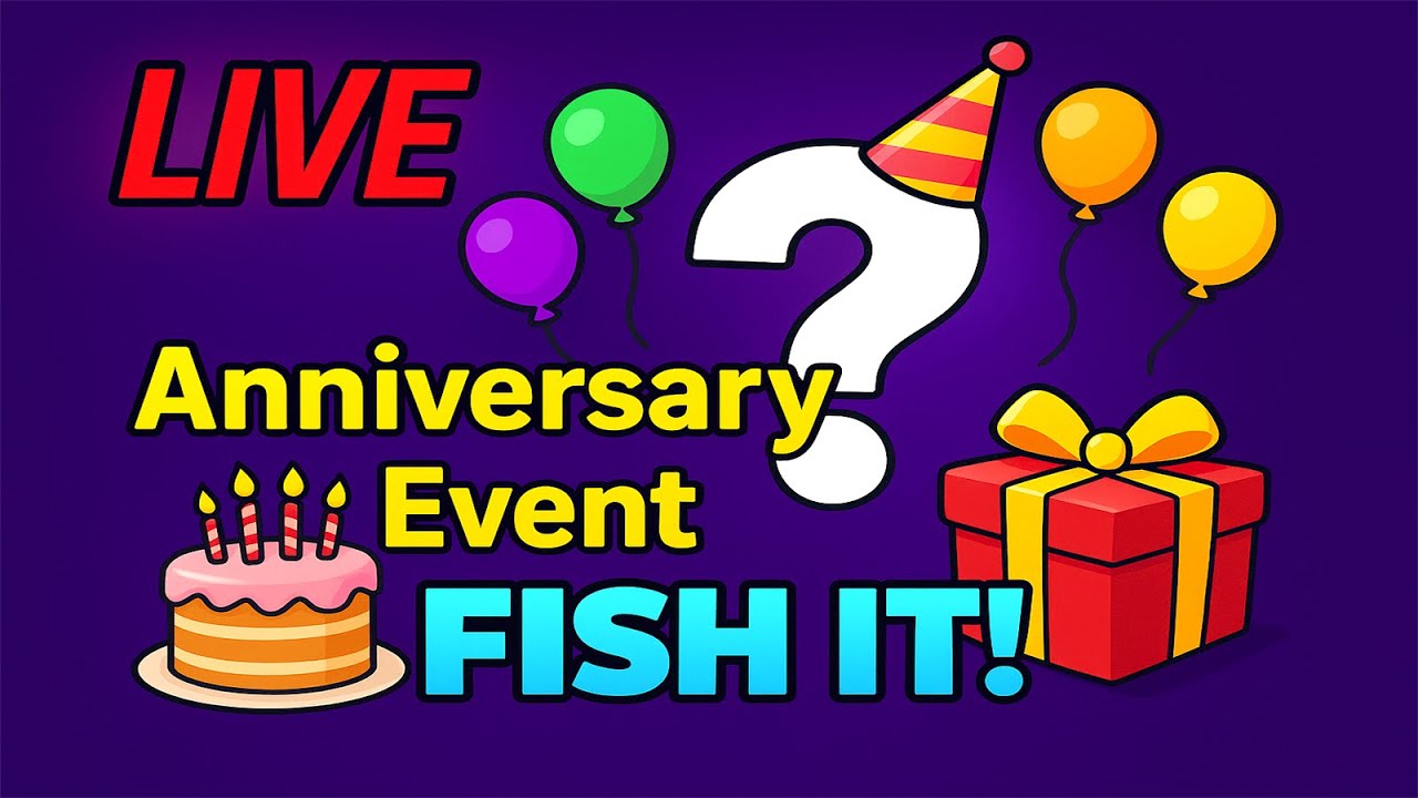 🎉 EVENT BESAR!! FISH IT ANNIVERSARY UPDATE 🔥 ITEM DROPS & BOS BARU?! 😱 | Roblox Live Indonesia