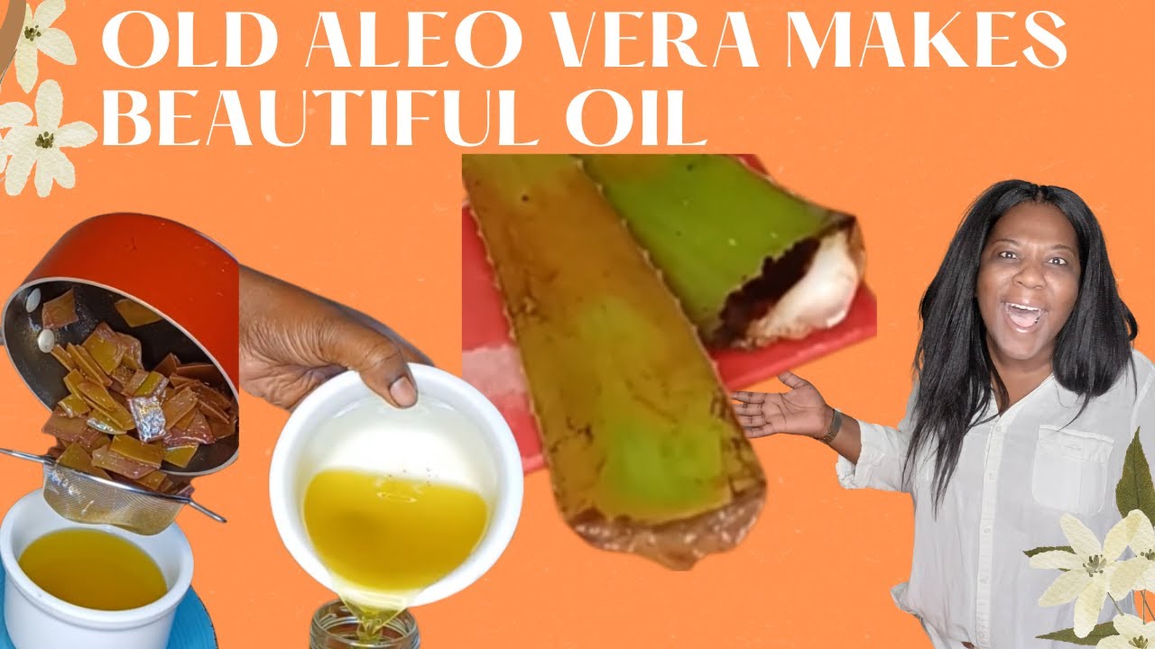 Homemade Aloe Vera Oil how to apply for daily use and for hair growth YouTube