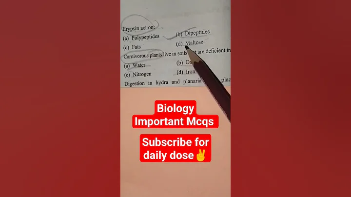 Biology Important Question...MDCAT, NEET, LUHMS, | All competitive Exams😇 #neet #lumhs