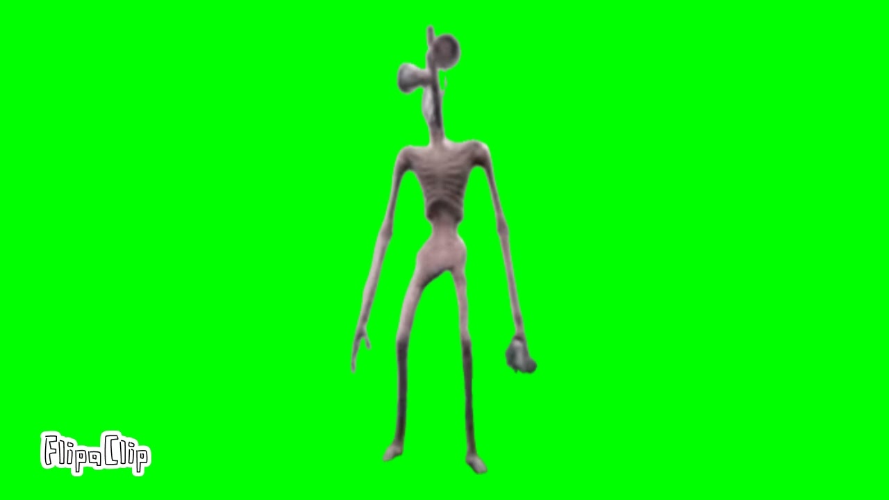 siren head fallout 4 green screen