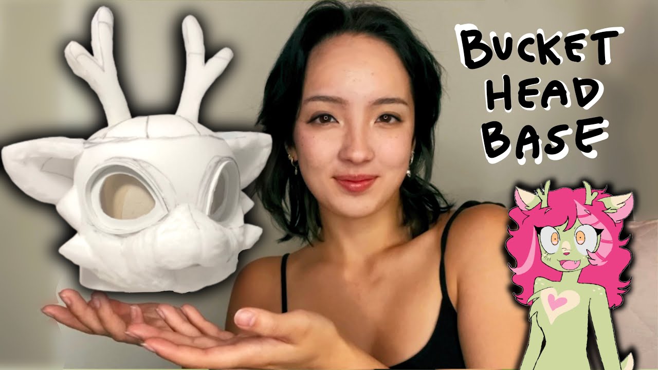How I Made My Bucket Head Base (EASY!) | Making My First Fursuit 