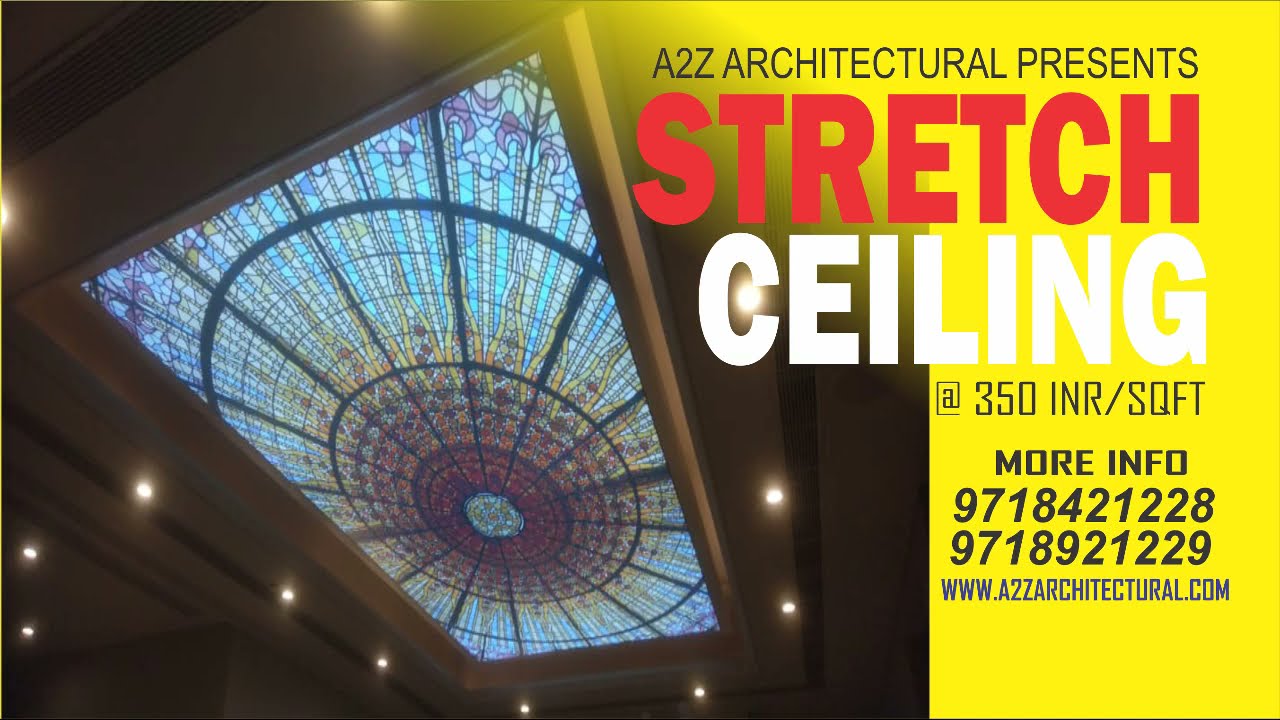 3D STRETCH CEILING DOME EFFECT BY BARRISOL INTERIOR SOLUTION AND A2Z ARCHITECTURAL INDIA