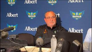 Dallas Wings' Jose Fernandez, Arike Ogunbowale, Awak Kuier Press Conference after Atlanta Loss