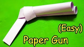 How to make a Paper Gun | Double Barrel Paper Gun (Easy) Tutorial