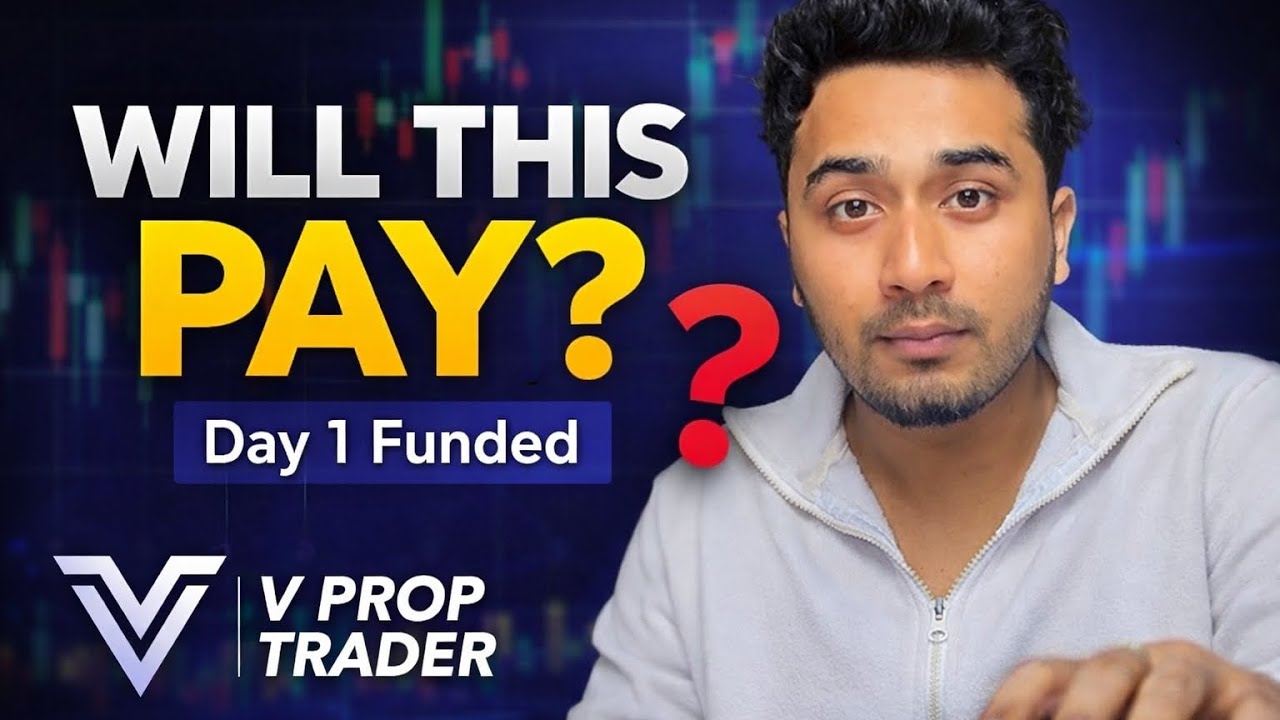Day 1 on V Prop Trader Funded Account – Let’s See If This Pays