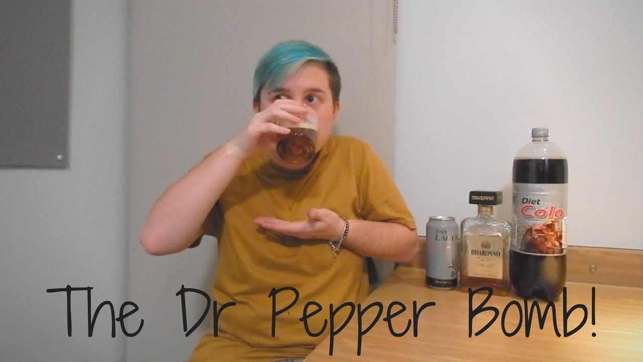 how to make a dr pepper bomb student drinks youtube