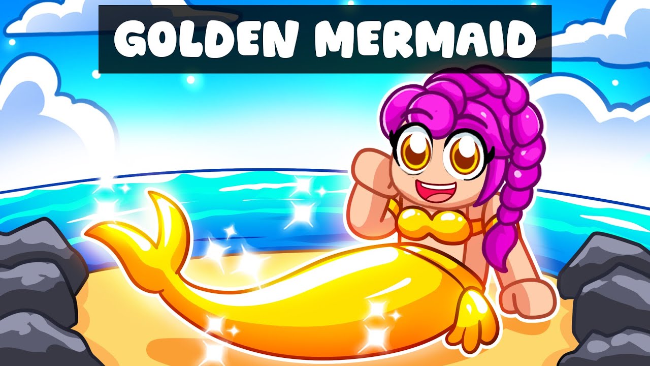 Rumi Becomes a GOLDEN MERMAID in Roblox!