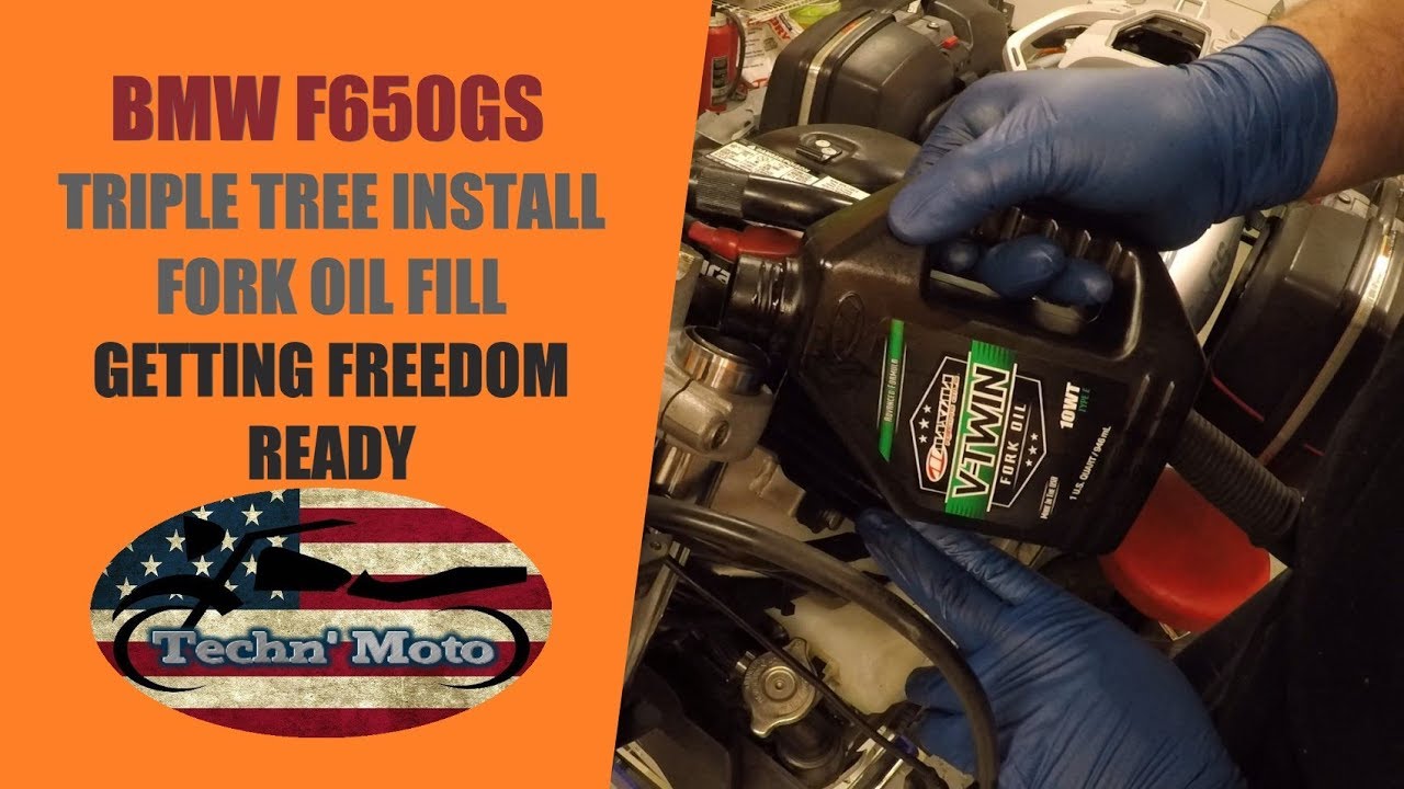 Steering Bearing, Triple Tree & Fork Oil 2007 BMW F650GS Techn' Moto