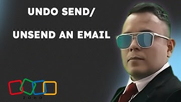 How to Undo Send Unsend an email in Zoho Mail  { 2025 edition }