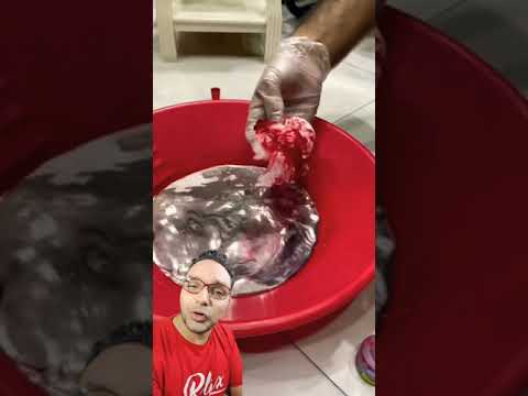 شاهد اغرب تجربة خلط حبر وزئبق      