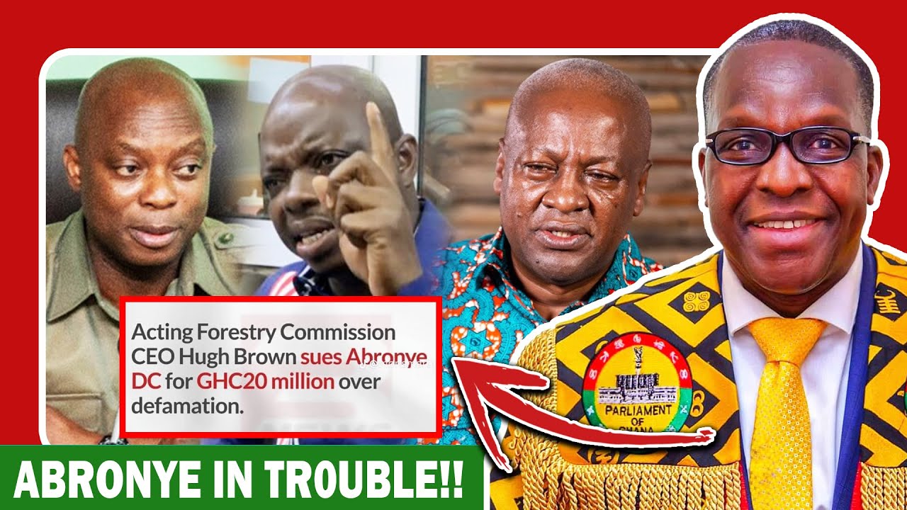 Break: Forestry Commision CEO Hugh Brown, Sues Abronye DC For GHC20 Million Over Defemation...