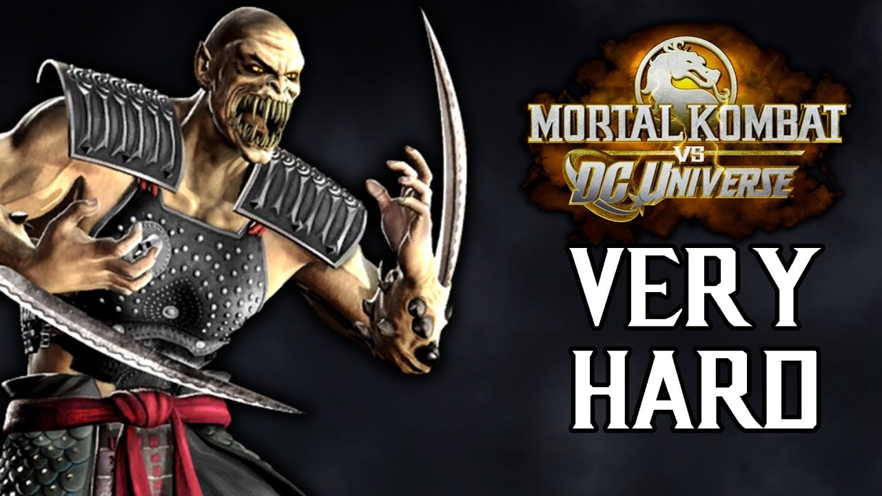 Mortal Kombat Vs. DC Universe - Baraka Arcade Mode (VERY HARD) NO MATCHES LOST