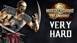 Mortal Kombat Vs. Dc Universe - Baraka Arcade Mode Very Hard No Matches Lost
