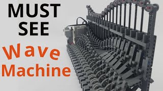 LEGO Technic Wave Machine! ASMR Lego MOC Speed Build [2022] by Brick Machines 179,910 views 2 years ago 7 minutes, 4 seconds