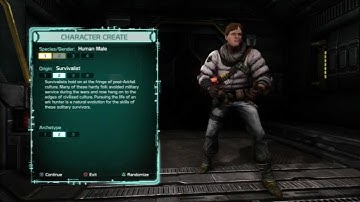 Defiance Character Creation