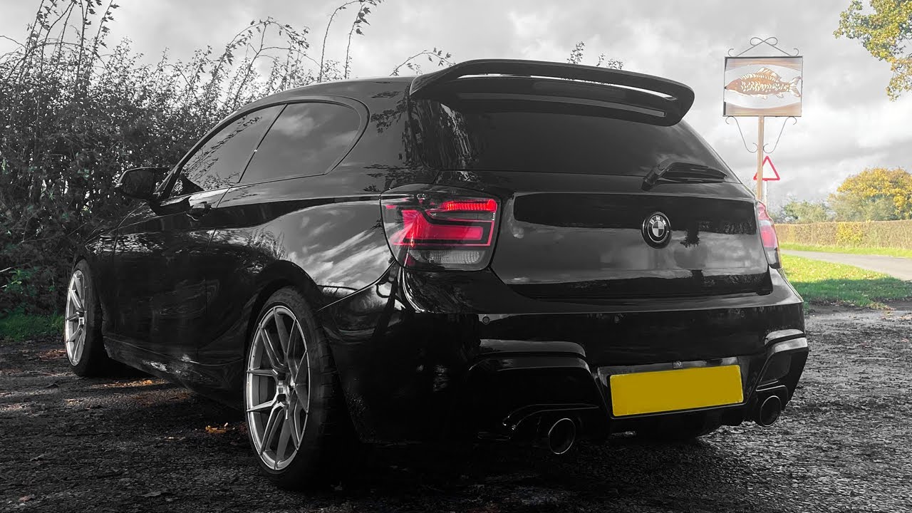 BMW M135I N55 STAGE 2 - H&R LOWERING SPRINGS INSTALLATION / WINDOW TINTS. Part 1
