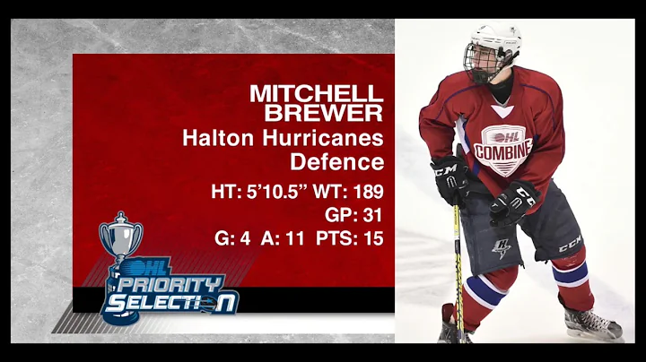Mitchell Brewer OHL Draft April 8 2017