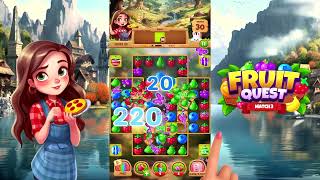 Fruit Quest Match 3 Game V6 Landscape screenshot 5