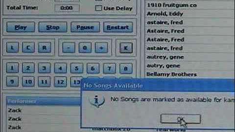 Looking at the New version of Sax n Dotty Karaoke software