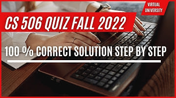 cs506 quiz 2 solution spring 2022 | cs506 quiz2 2022 | quiz no 2 cs506 2022