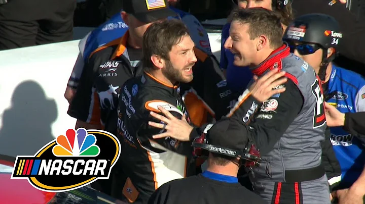 NASCAR: Daniel Suarez, Michael McDowell fight on p...