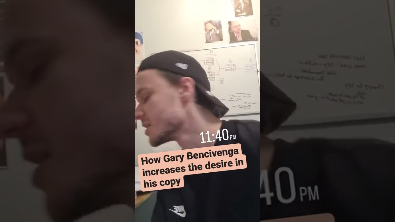 This is how Gary Bencivenga increases Desire in his copy