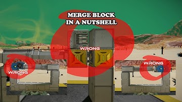Merge Block | in a nutshell | Space Engineers
