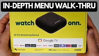 Onn 4k Pro Streaming Device Detailed Walkthrough & Settings & Sideload App