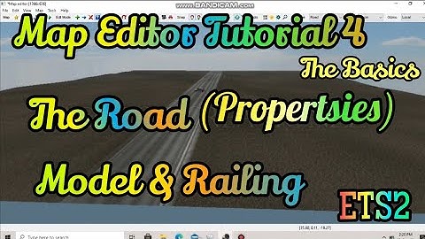 ETS2 Map Editor Tutorial#4-The Road #ets2 |Model&Railing#mapmaking|#tutorial|#adarshcreationzz