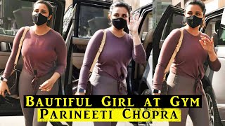 Parineeti Chopra Looking Bold & Beautiful Capture At Yoga Cl Priyanka & Rajkumar Rao Together