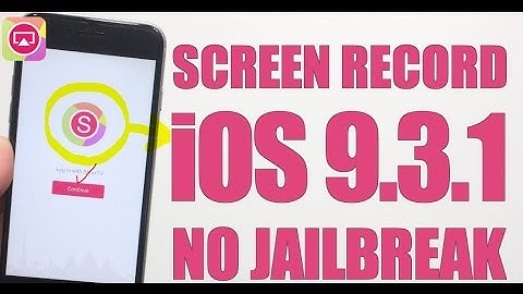 How to screen record iOS 9.3.5/9.3.4/9.3.3-9.2 AirShou no jailbreak