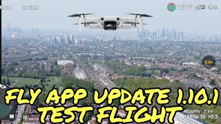 DJI Mini 2. Fly App Update 1.10.1 Test Flight. STEVIE DVD