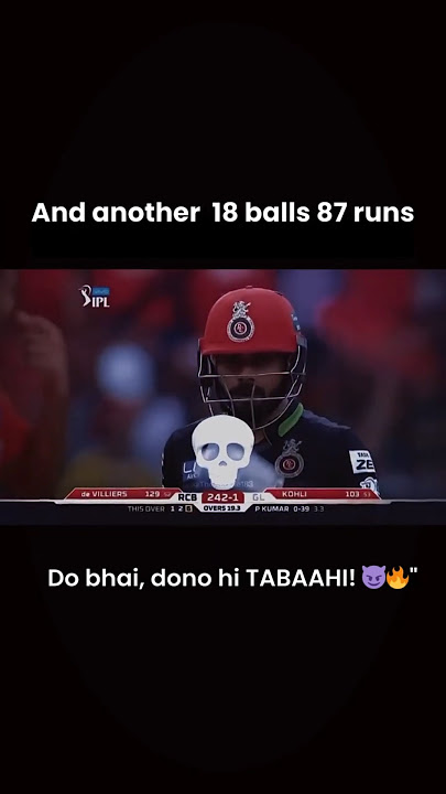 Download lagu Virat and Abd in their prime 👽#viratkohli #abdevilliers #rcb #360 #chiku