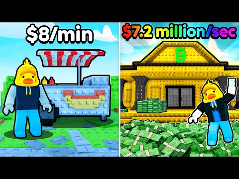 I Went From BROKE To RICH In Roblox Millionaire Simulator 