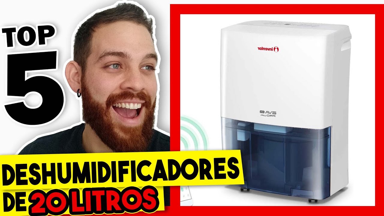 MONZANA® Deshumidificador 20-30m² 20L/día Pantalla LED Temporizador 24H Wifi  Smart Home App Purificador